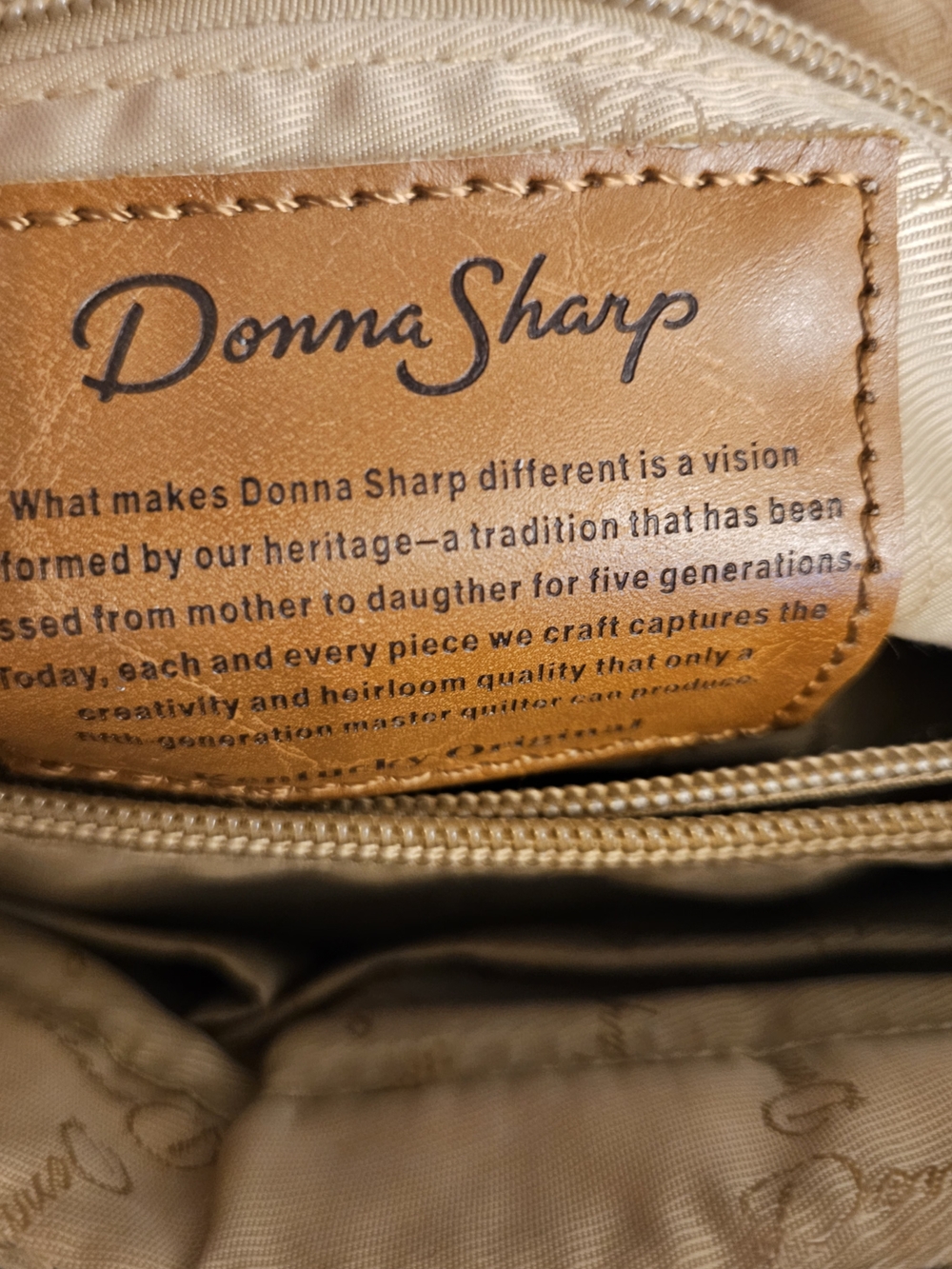 Donna Sharp Quilted Handbag – Multi Color Patchwork - Picture 3 of 7